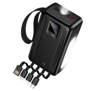 Power bank HOCO J173A 30000mAh 22.5W з кабелями та ліхтариком