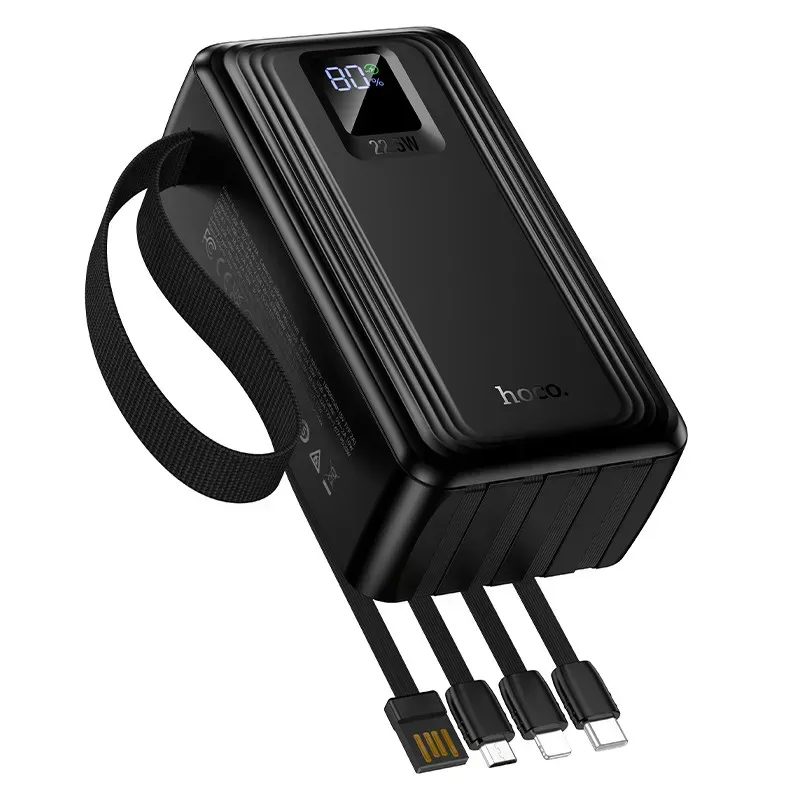 Power bank HOCO J173A 30000mAh 22.5W з кабелями та ліхтариком - Зображення 5