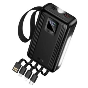 Power bank HOCO J173 20000mAh 22.5W з кабелями та ліхтариком