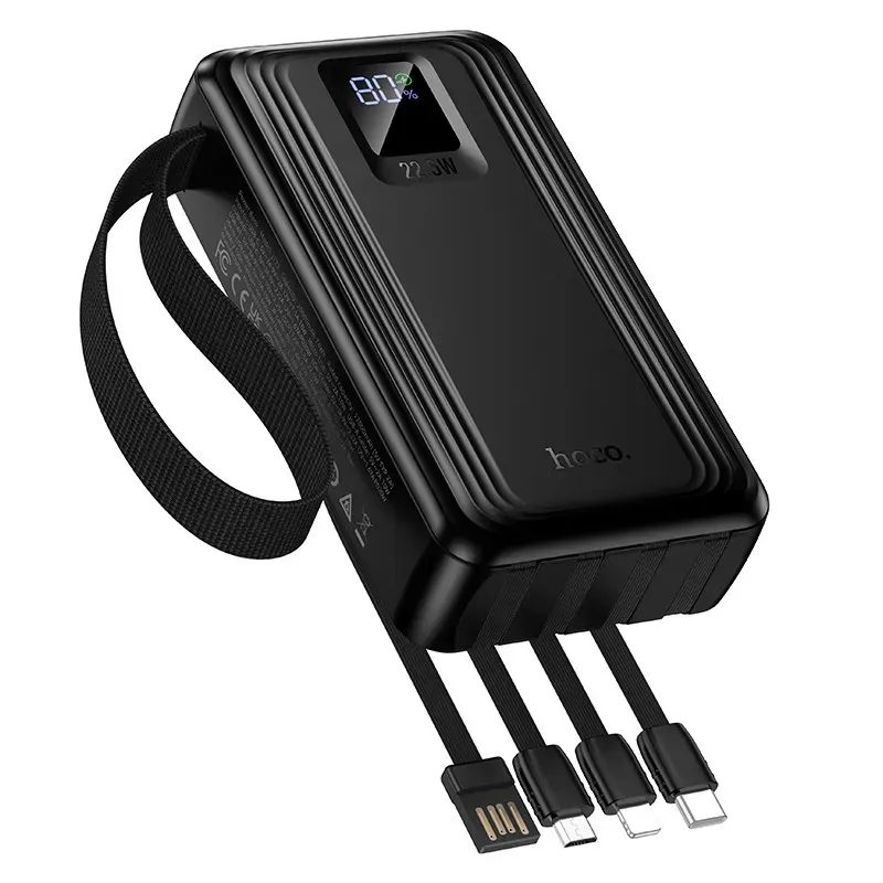 Power bank HOCO J173 20000mAh 22.5W з кабелями та ліхтариком - Зображення 3