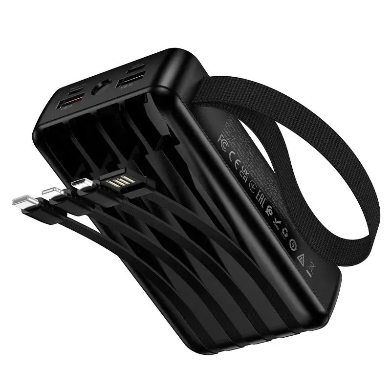 Power bank HOCO J173 20000mAh 22.5W з кабелями та ліхтариком - Зображення 6