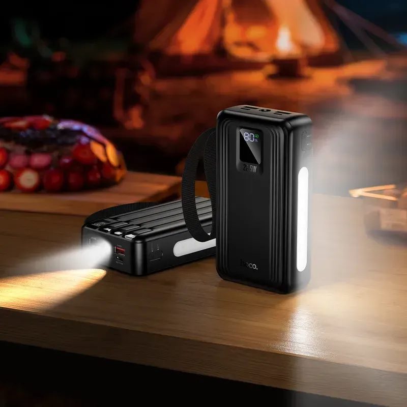 Power bank HOCO J173 20000mAh 22.5W з кабелями та ліхтариком - Зображення 9