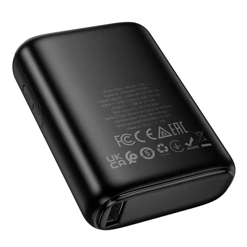 Павербанк HOCO J58 5000mAh колір чорний - Зображення 2