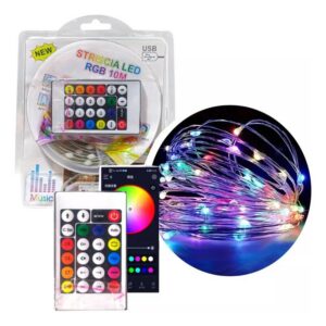 Стрічка світлодіодна 10м LED RGB