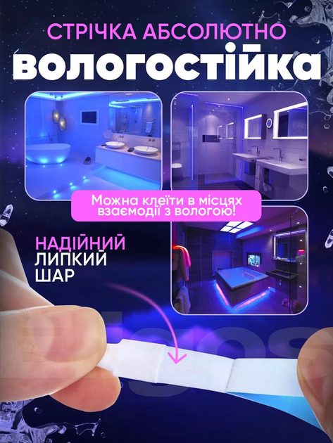 Стрічка світлодіодна 5м 5050 - Зображення 4